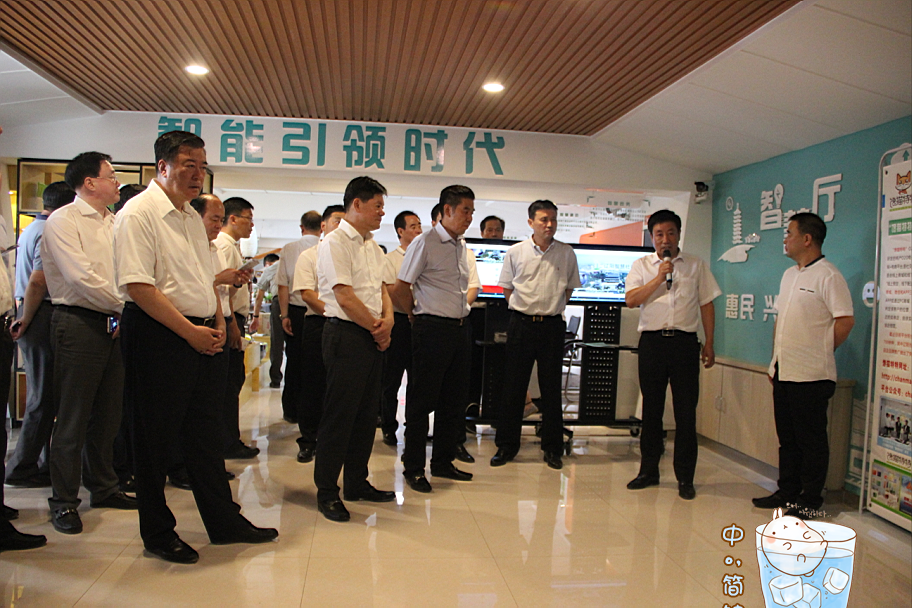 推进重点项目 建设智慧辽阳辽阳市四买办子向导视察彩神vll官网集团智慧厅项目